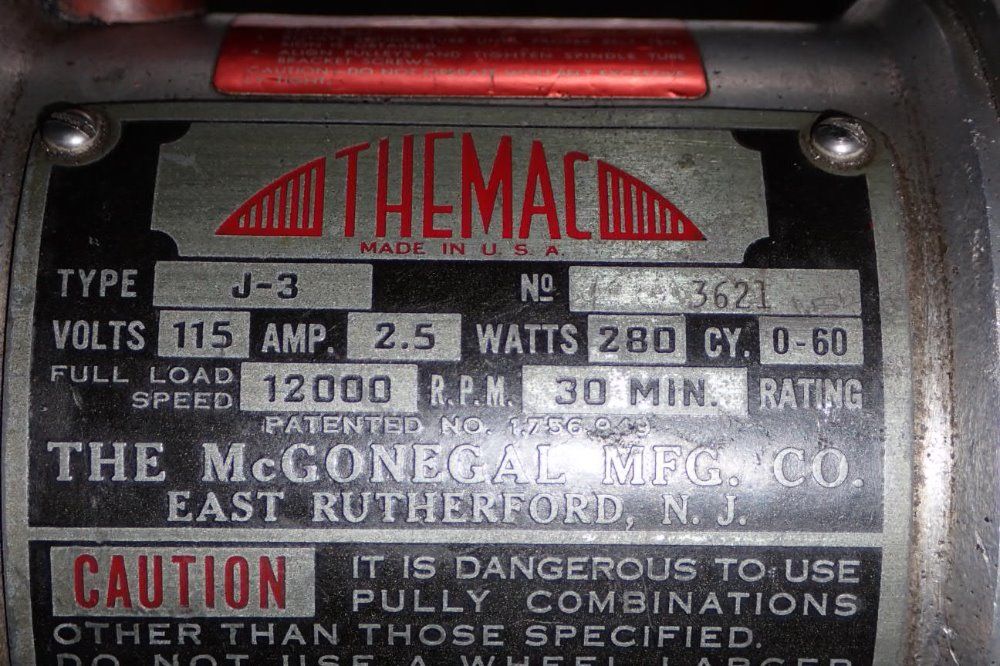 Themac Tool Post Grinder - J-3