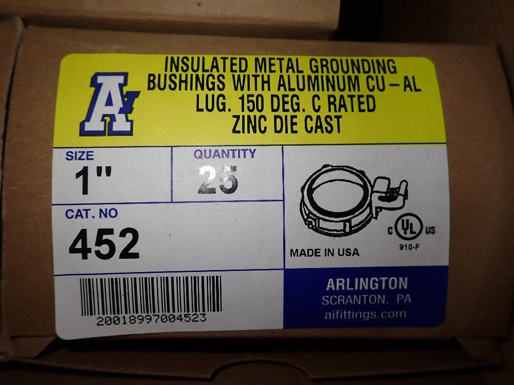 Used Arlington Grounding Bushings HGR Industrial Surplus