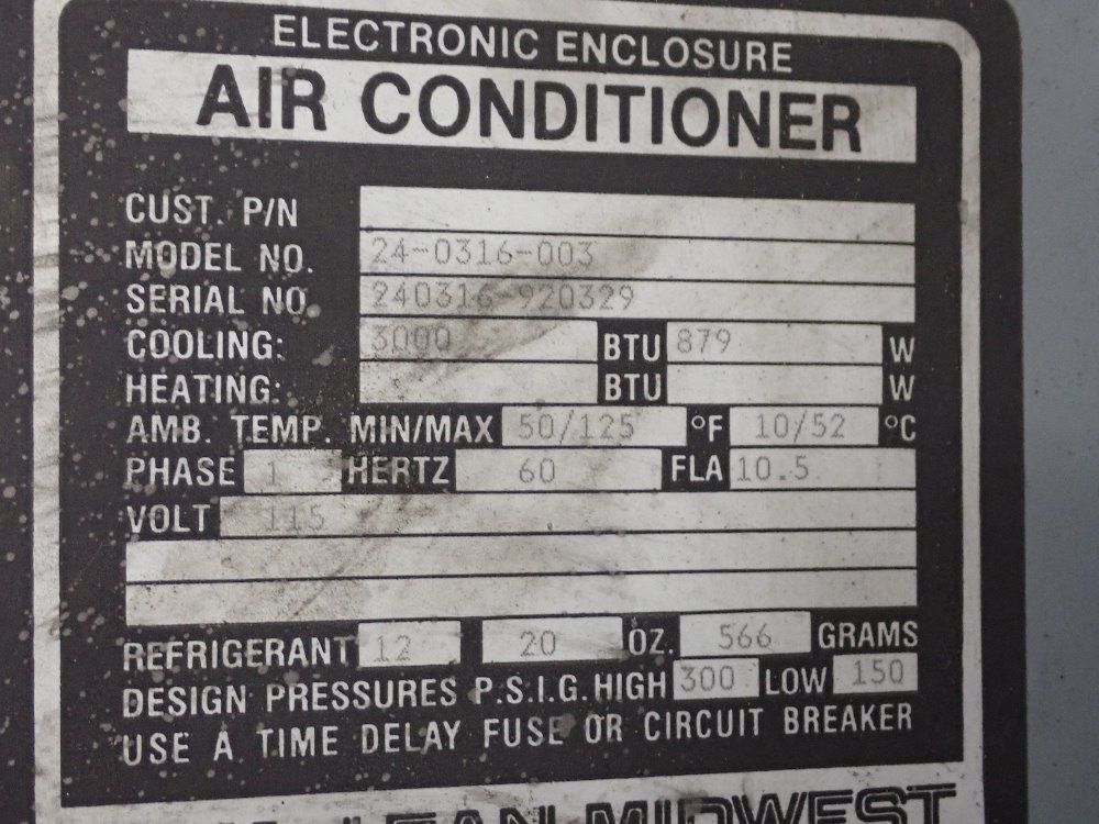 Used Mclean Midwest Air Conditioner | HGR Industrial Surplus