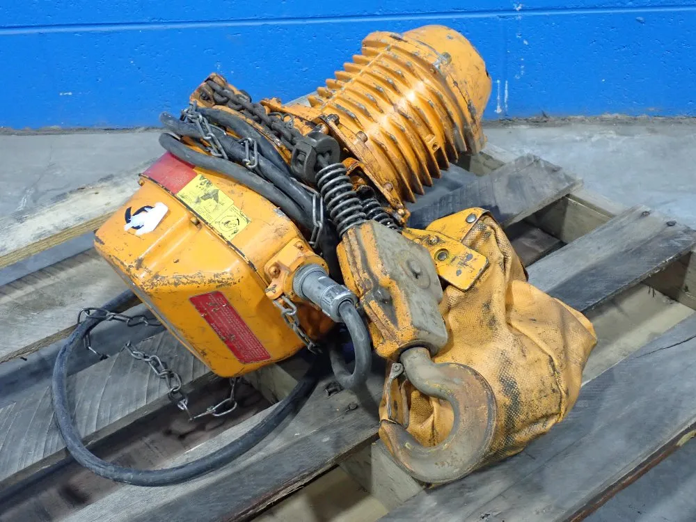 Used Beebe Bros Chain Hoist HGR Industrial Surplus