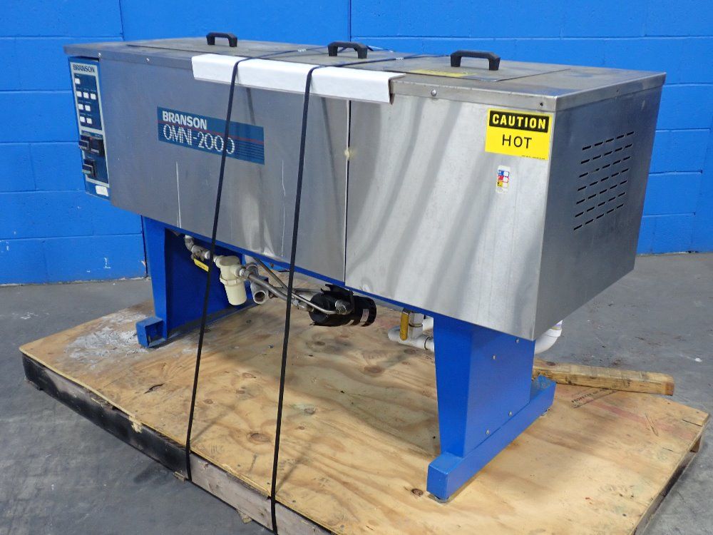 Used Branson Ultrasonic Cleaning System HGR Industrial Surplus