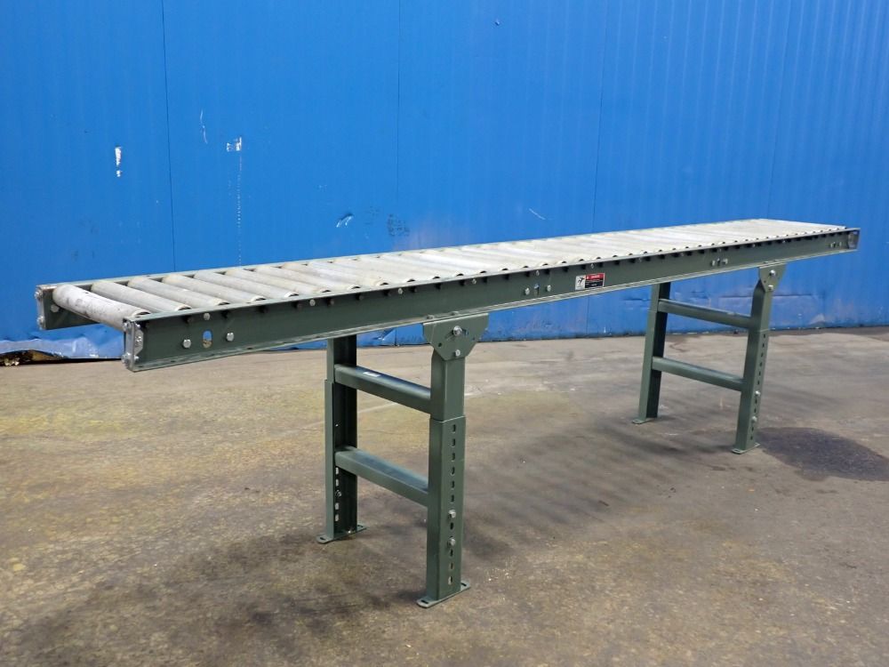 Used Uline Gravity Roller Conveyor HGR Industrial Surplus