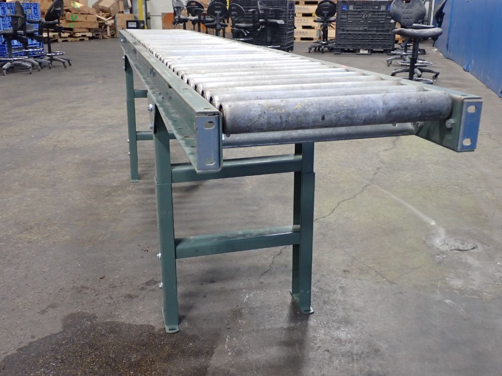 Used Uline Gravity Roller Conveyor HGR Industrial Surplus
