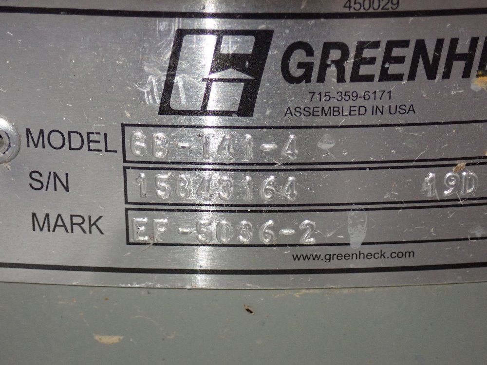 Used Greenheck Blower | HGR Industrial Surplus