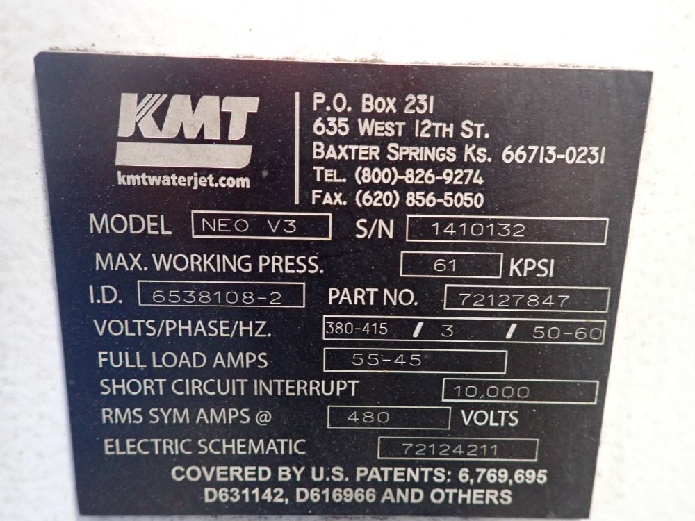 Kmt Waterjet Intensifier