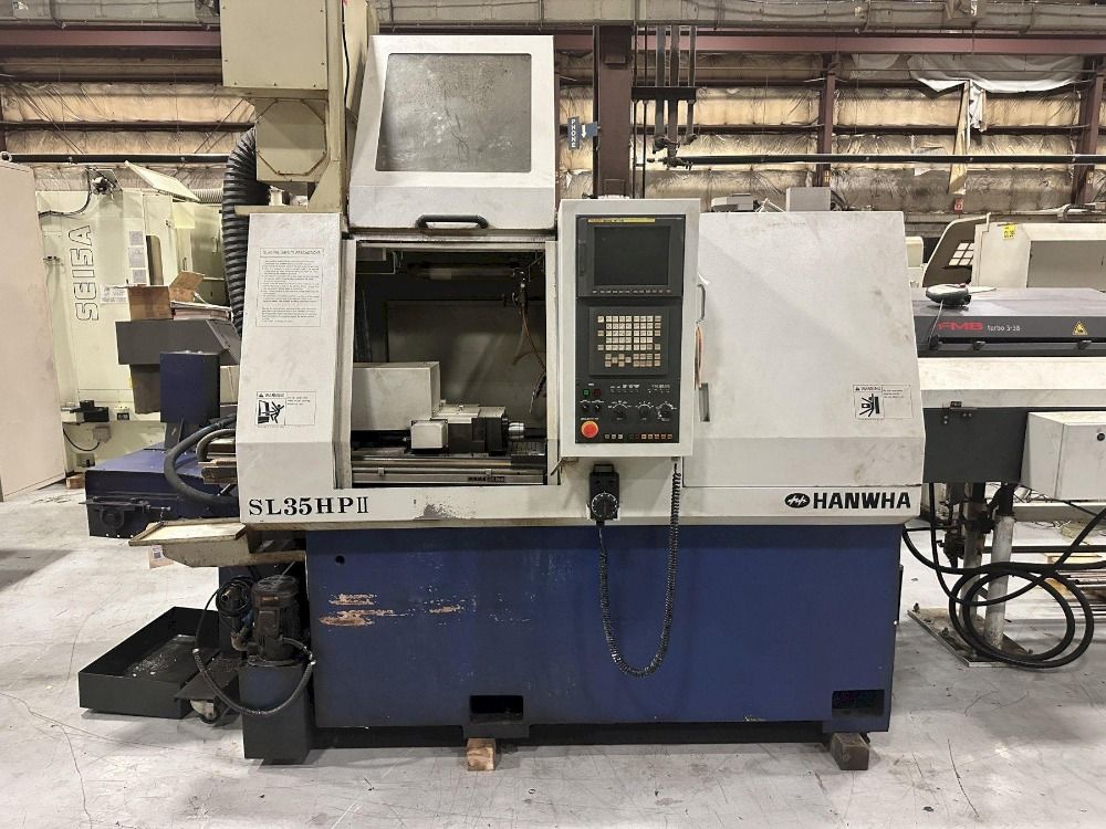 Hanwha Cnc Swiss Lathe - Sl35hp Ii