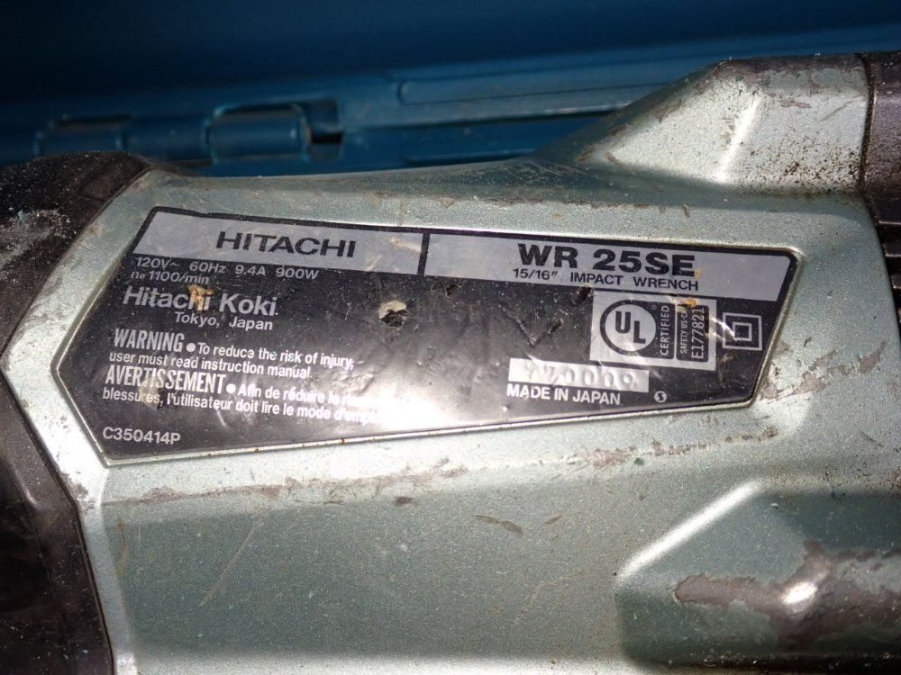 Hitachi 15/16" Impact Wrench - Wr25se