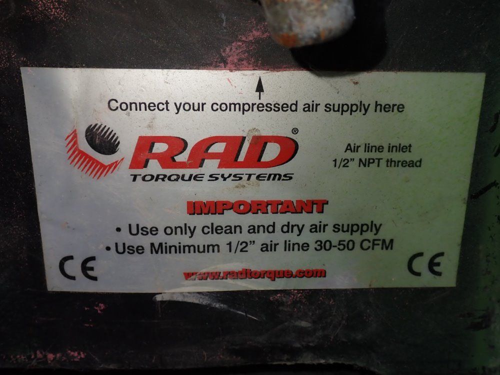 Rad Torque Systems Pneumatic Torque Wrench