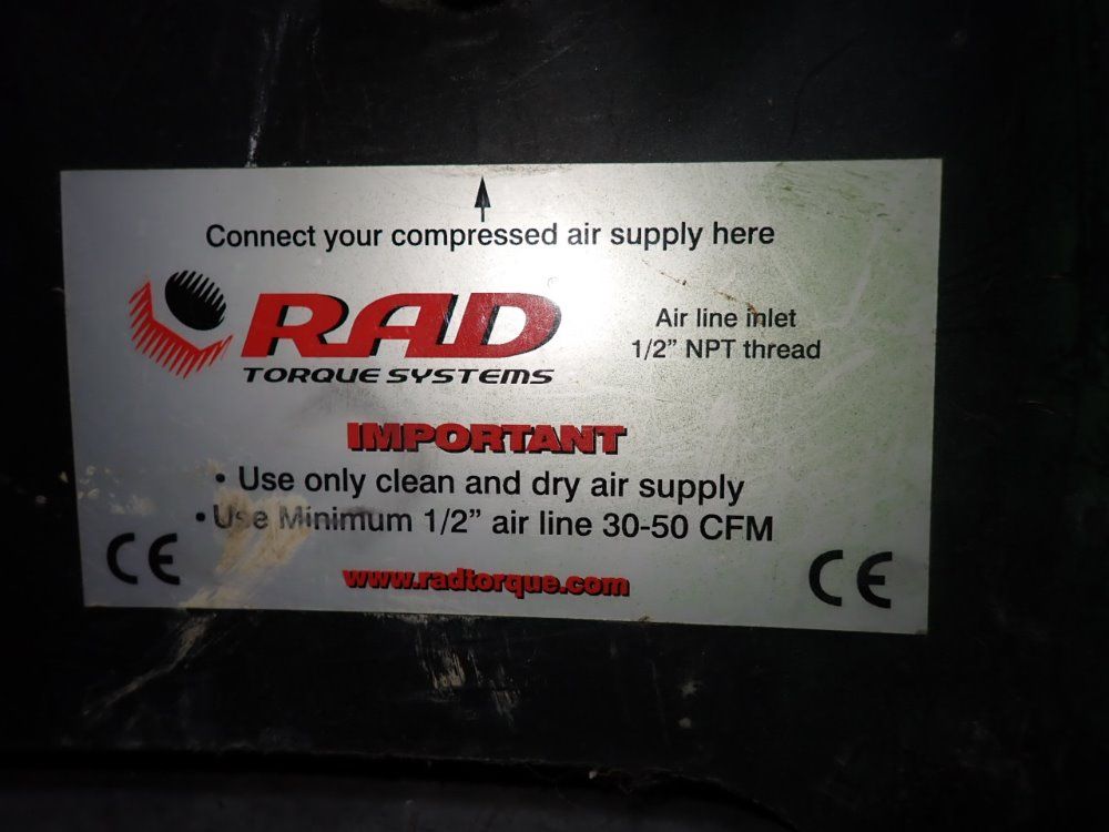 Rad Torque Systems Pneumatic Torque Wrench