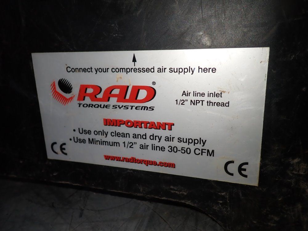 Rad Torque Systems Pneumatic Torque Wrench