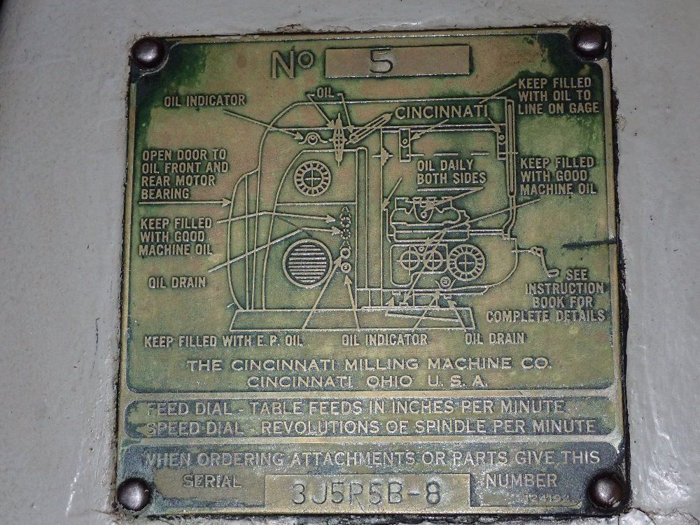 Cincinnati Horizontal Mill