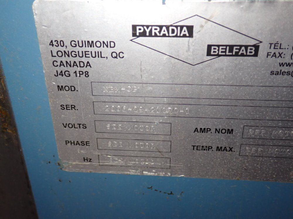 Belfab Belfab Nbmop Dust Collector