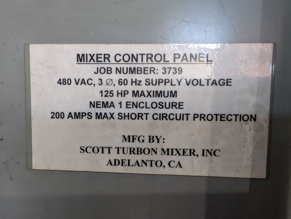 Scott Turbon 50 Gallon Scott Turbon Dav50 Planetary Mixer