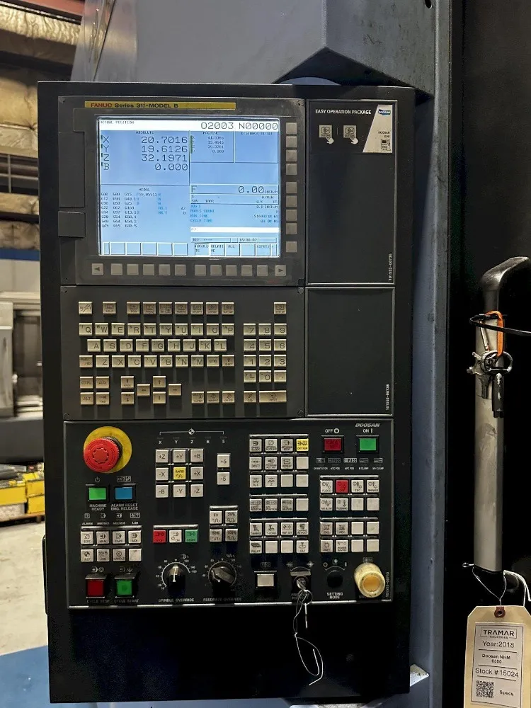 Doosan Cnc Vertical Machining Center - Mynx 6500/50