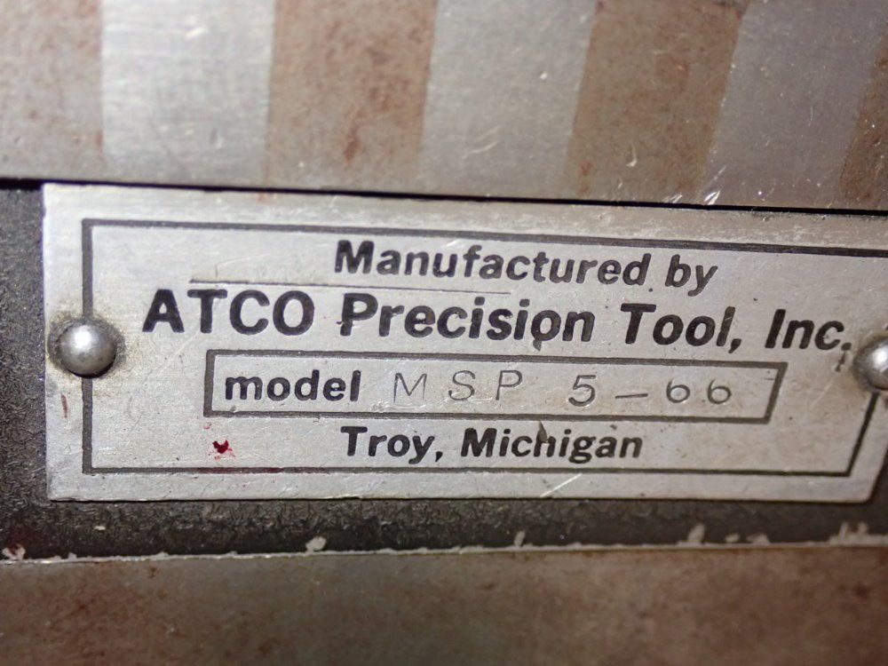 Atco Precision Tool Inc 6 1/2"x6" Magnetic Chuck - Msp 5-66