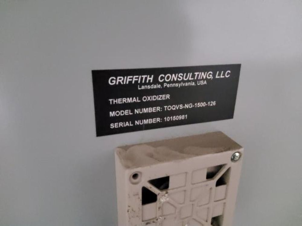 Griffith Consulting Griffith Consulting Thermal Oxidizer