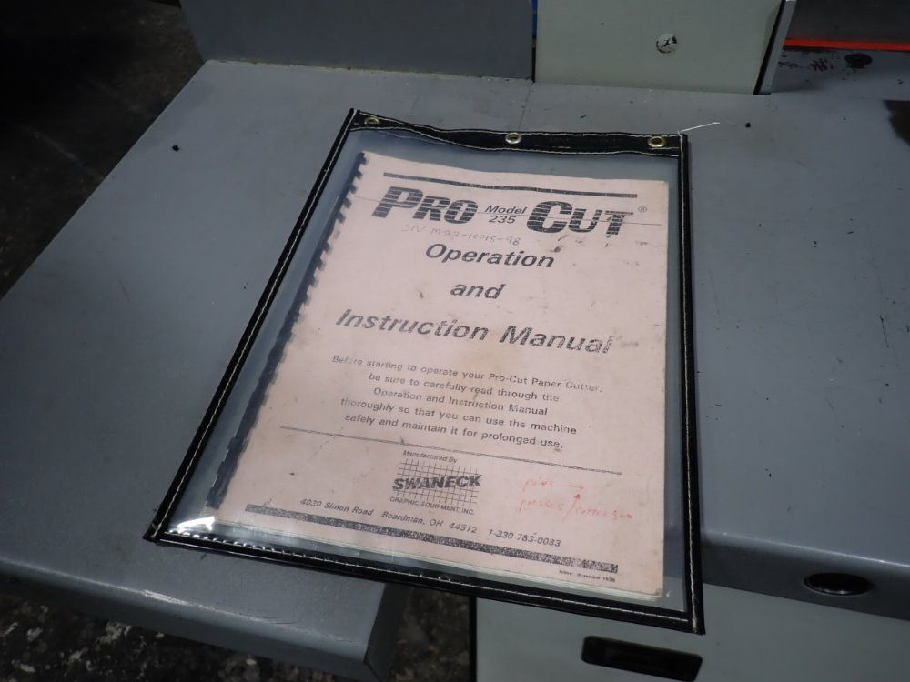 Swaneck Swaneck Procut 235 Paper Cutter