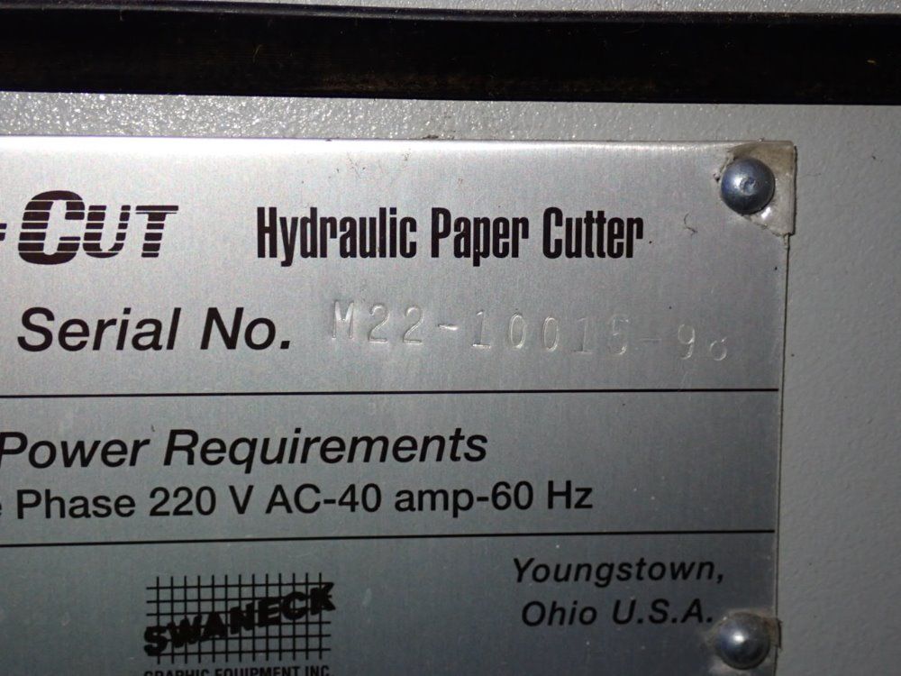 Swaneck Swaneck Procut 235 Paper Cutter