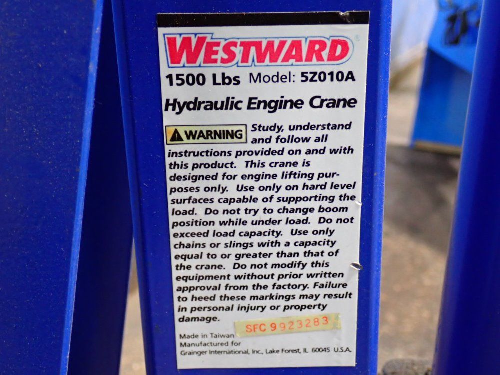 Westward Engine Hoist