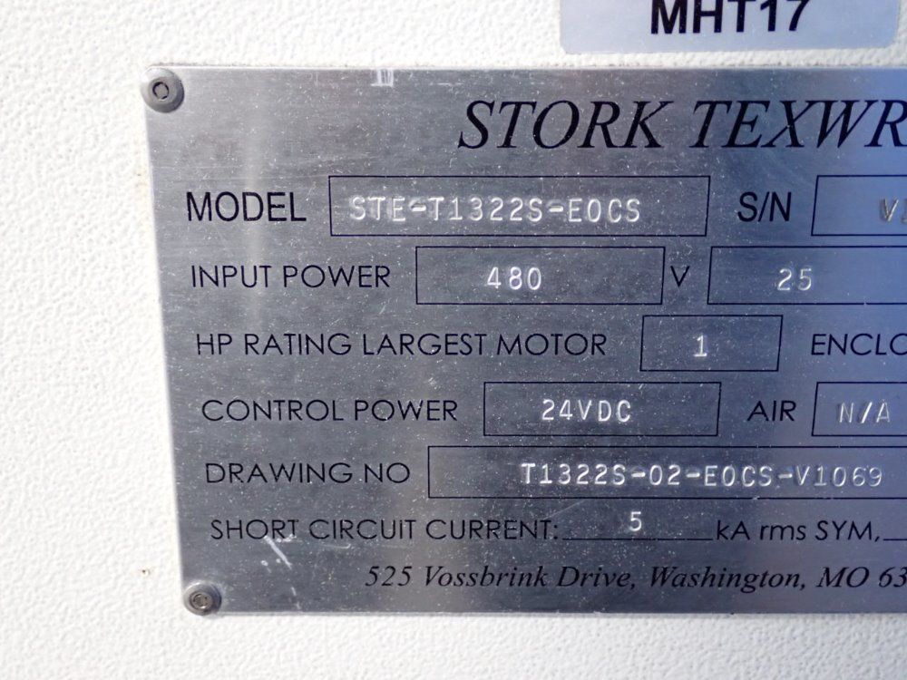 Stork Texwrap Stork Texwrap Stet1322se0cs Heat Shrink Tunnel