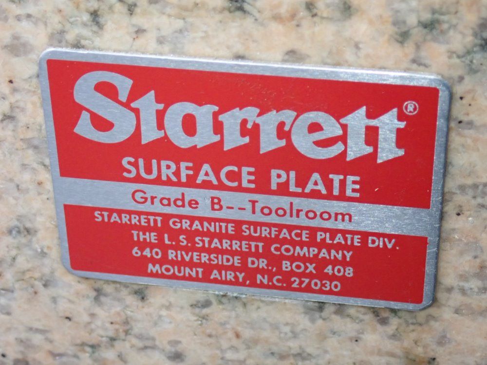 Starrett Granite Surface Plate
