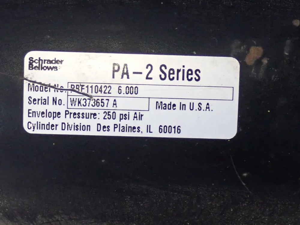 Schrader Bellows Cylinder - Pbf1104226.000