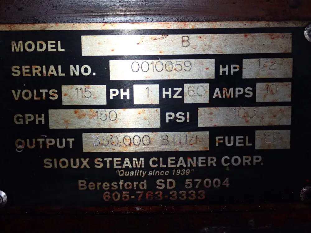 Sioux Pressure Washer