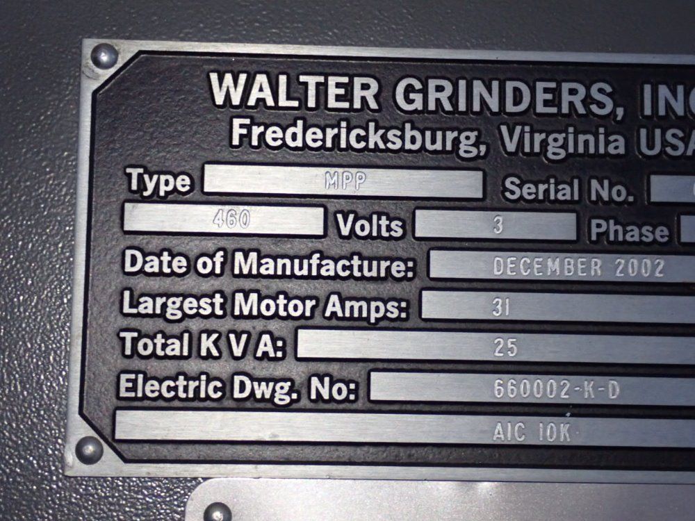 Walter Grinders Cnc Grinder