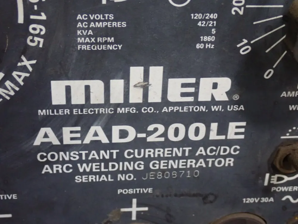 Miller Miller Aead200le Welder