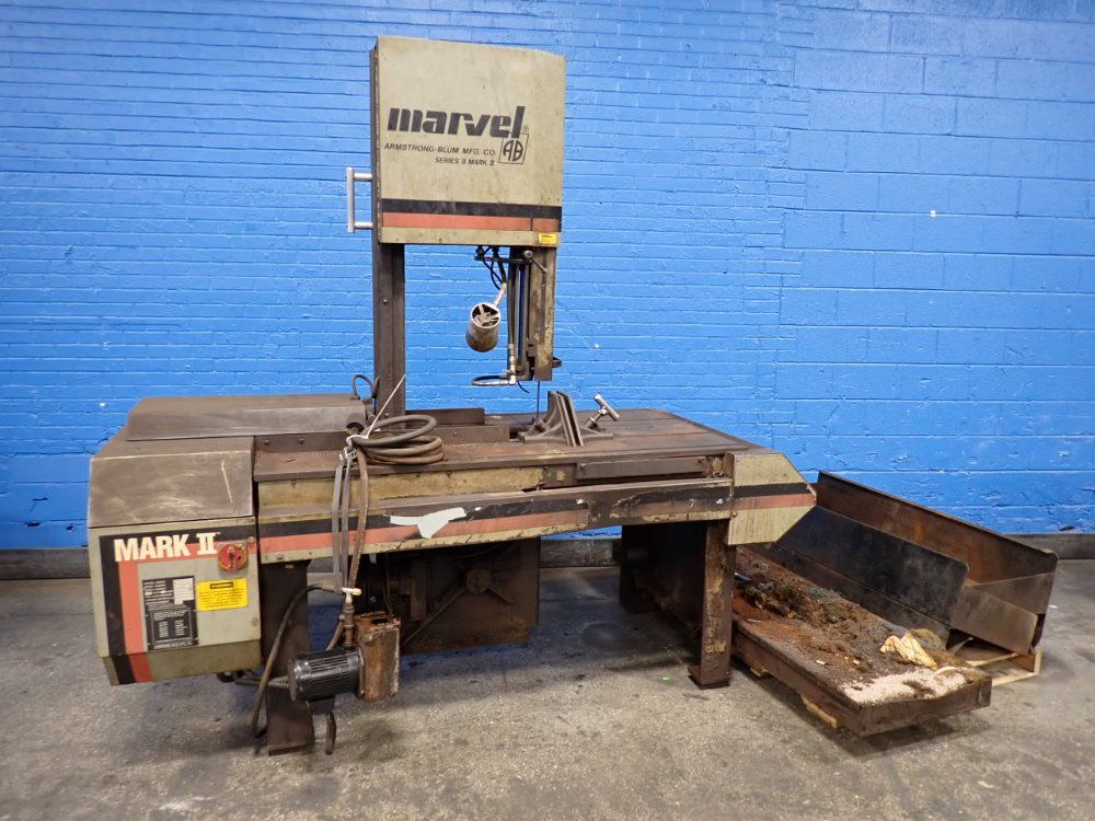 Marvel  Armstrongblum Mfg Co Marvel  Armstrongblum Mfg Co 8markii Vertical Bandsaw