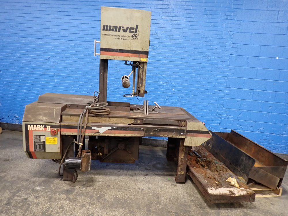 Marvel  Armstrongblum Mfg Co Marvel  Armstrongblum Mfg Co 8markii Vertical Bandsaw