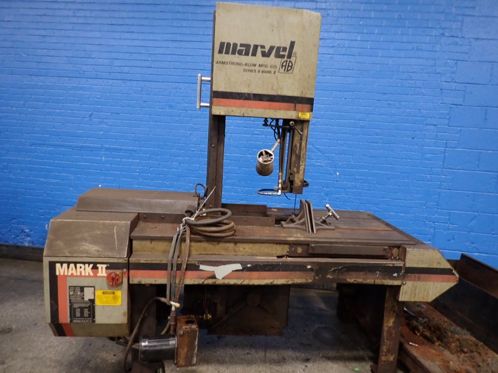Marvel  Armstrongblum Mfg Co Marvel  Armstrongblum Mfg Co 8markii Vertical Bandsaw