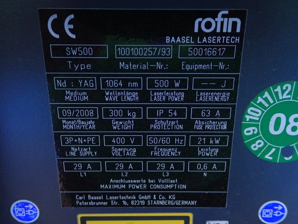 Rofin Laser Marker
