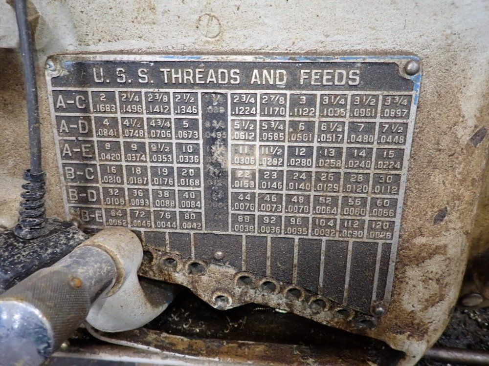 The Monarch Machine Tool Co Lathe
