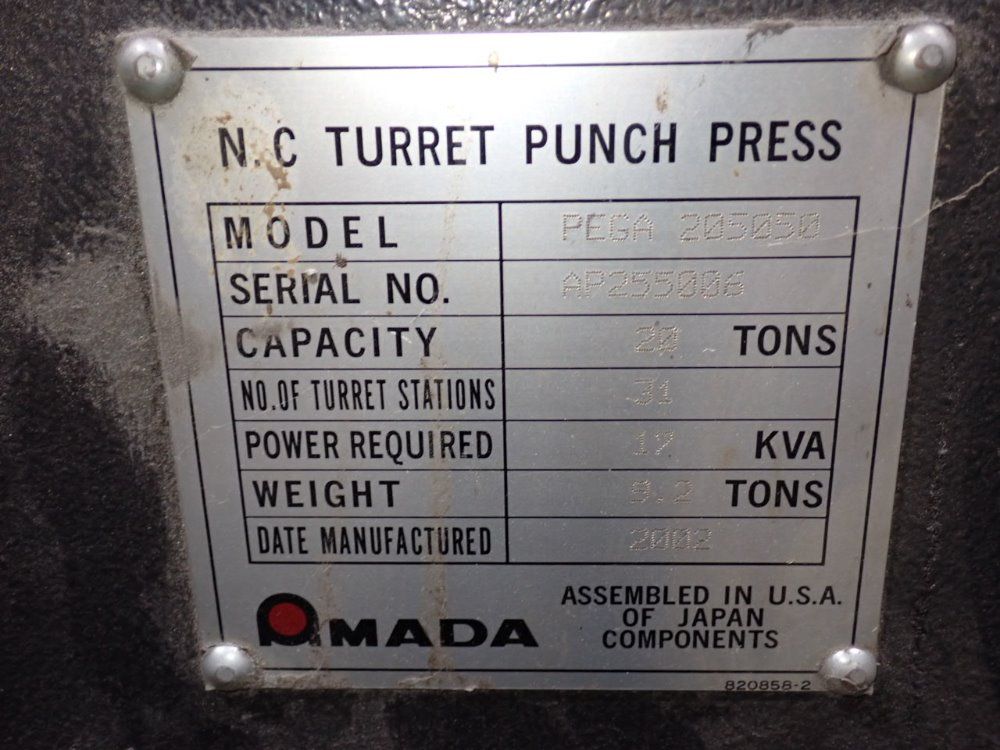 Amada Turret Punch Press
