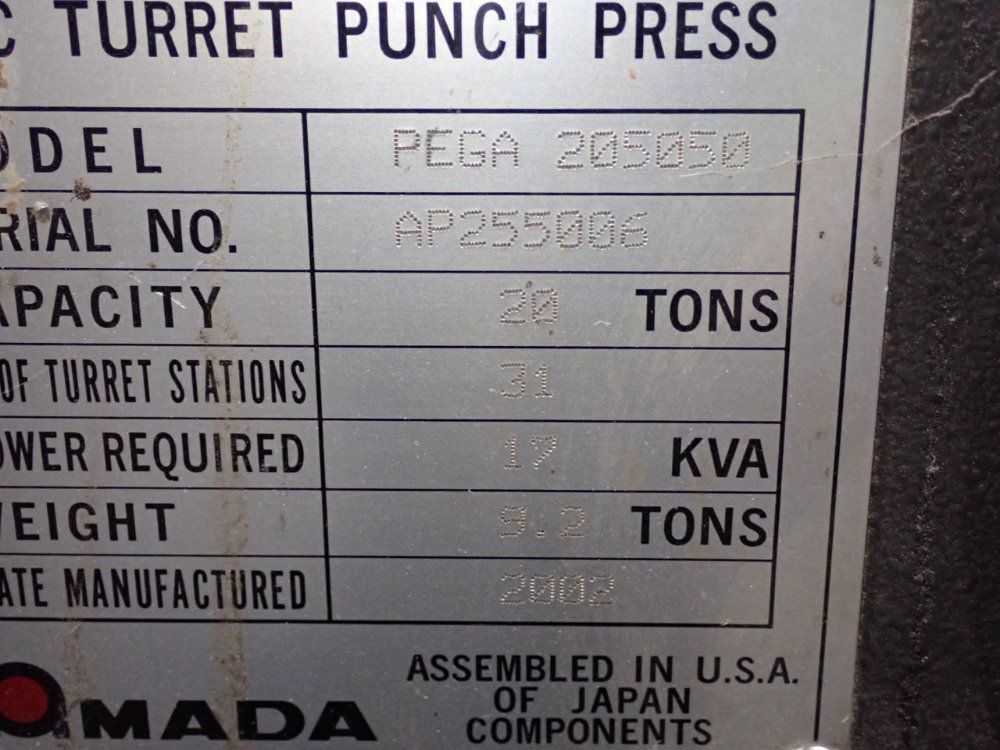 Amada Turret Punch Press
