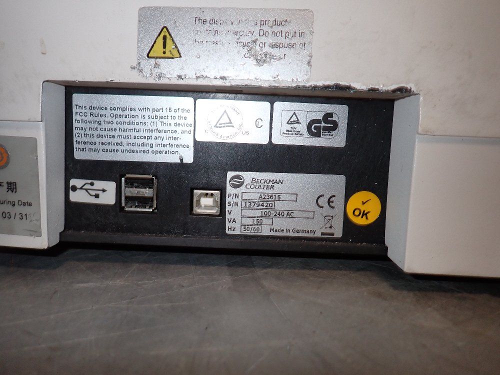 Beckman Coulter Uvvis Spectrophotometer