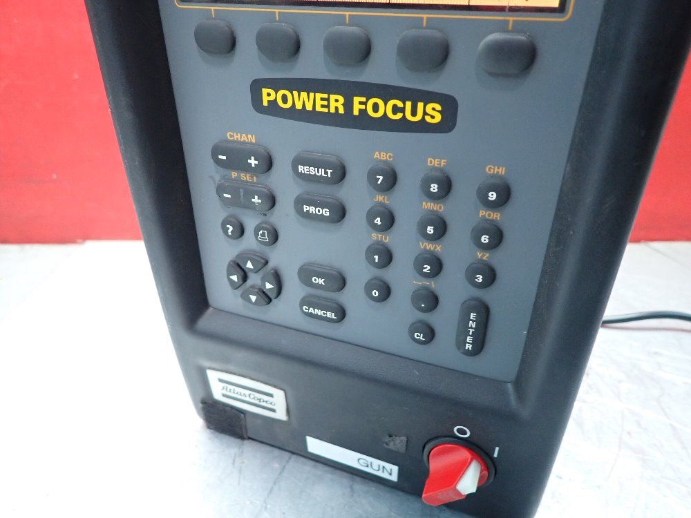 Atlas Copco Nutrunner Controller Power Focus, Powers On, No Tests Run - Pf4000-g-dn-hw