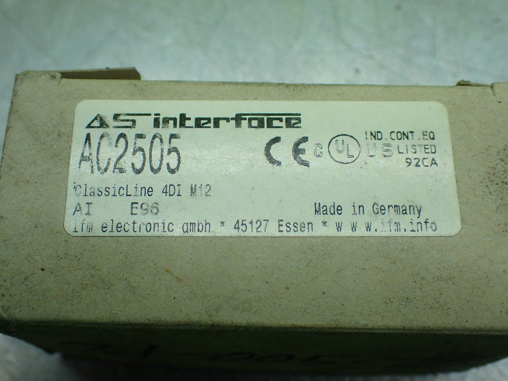 Ifm As-interface Classicline Module. 4di M12 - Ac2505
