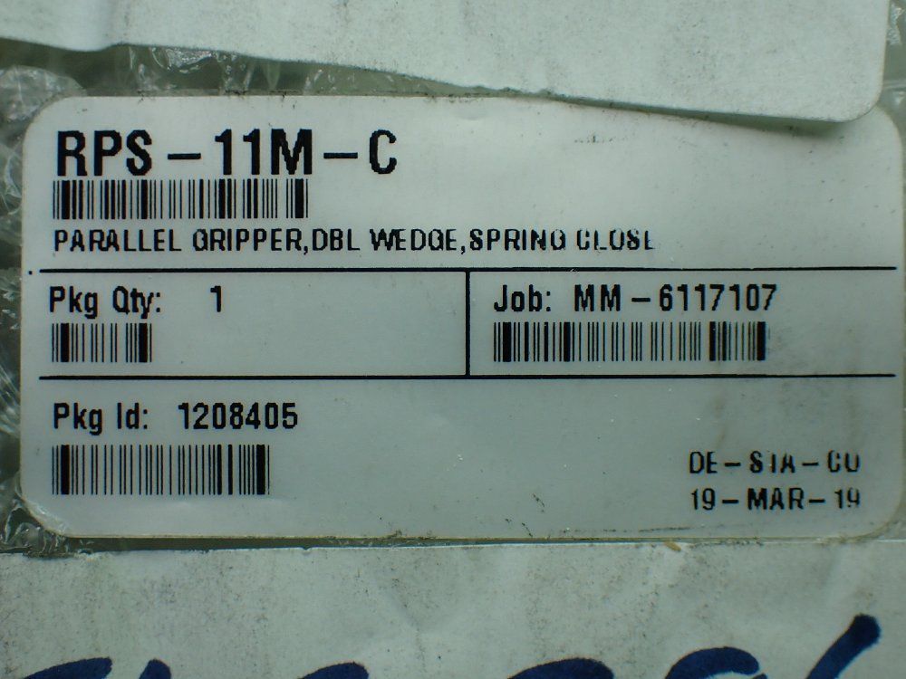Destaco Robohand Parallel Gripper  Spring Close