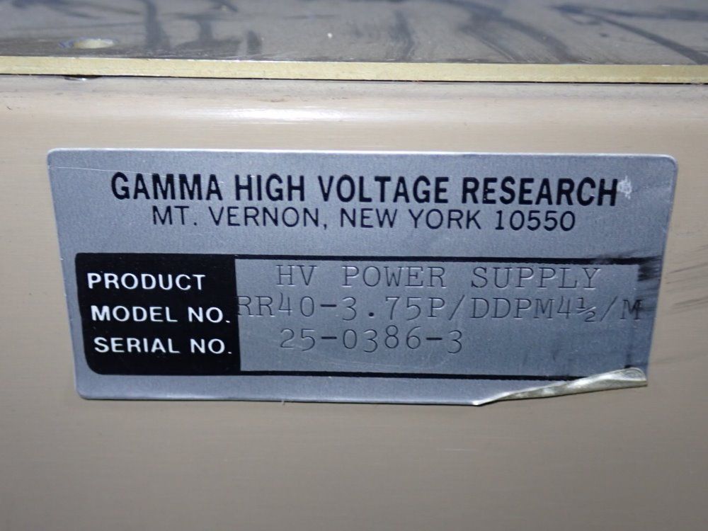 Gamma Power Supply - Rr40-3.75p/ddpm41/2/m