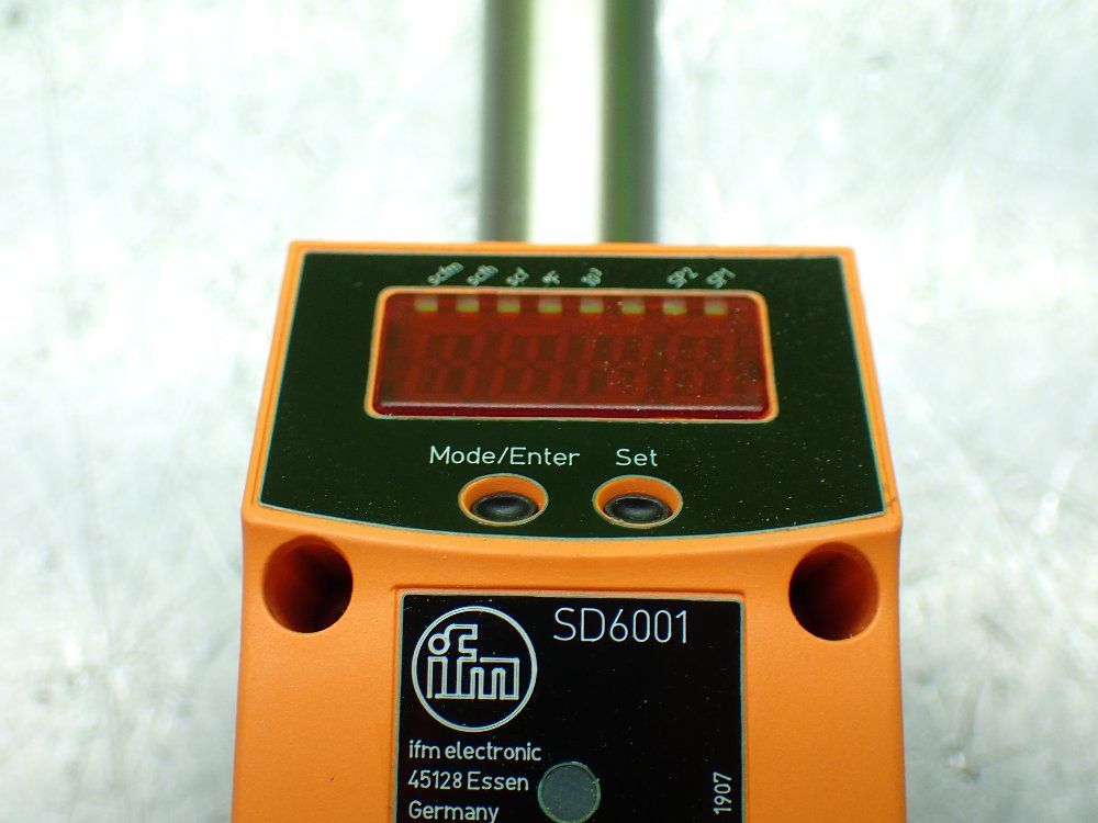 Ifm Compressed Air Meter. Sdn12dgxfpkg/us-100 - Sd6001