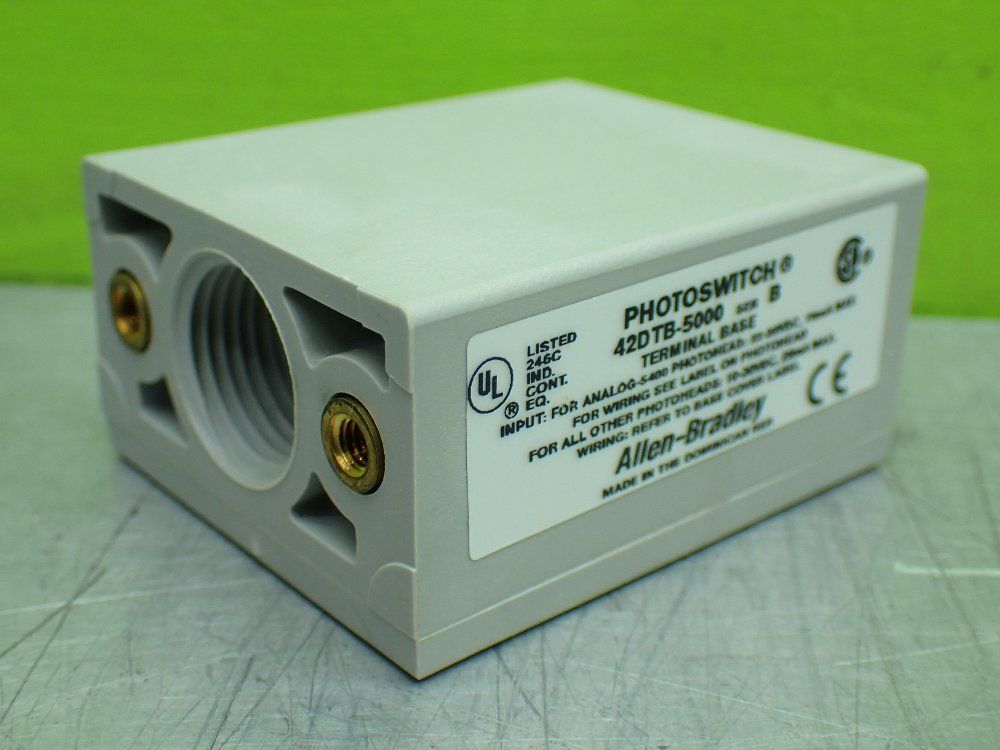 Allen-bradley Photoswitch Terminal Base. - 42dtb-5000