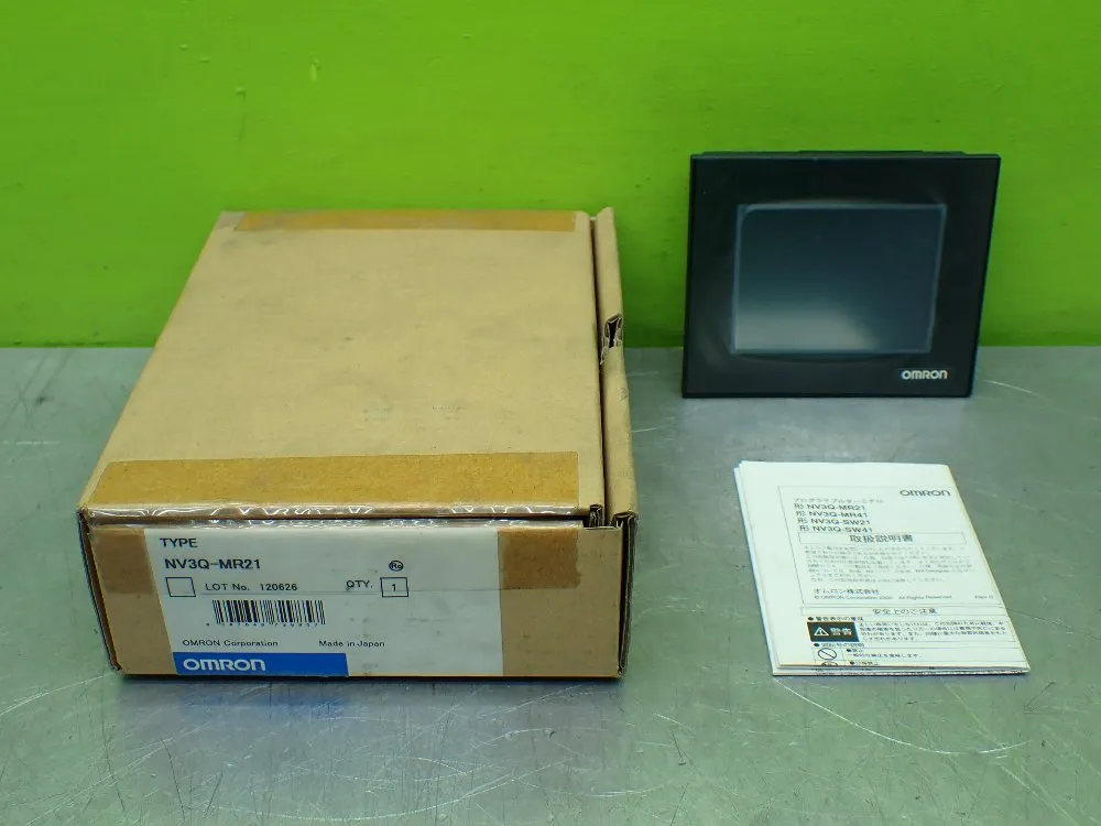Omron Interactive Display / Operator Panel. - Nv3q-mr21