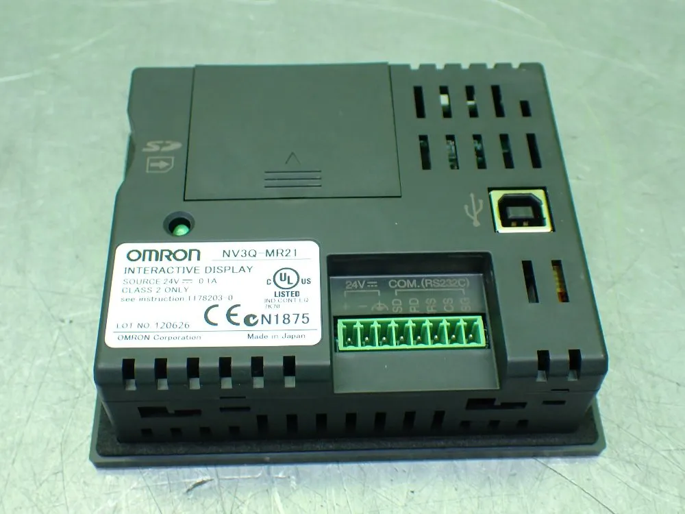 Omron Interactive Display / Operator Panel. - Nv3q-mr21