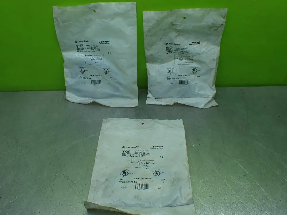 Allen-bradley Inductive Proximity Sensors. Lot Of 3 - 872c-d3np8-e2