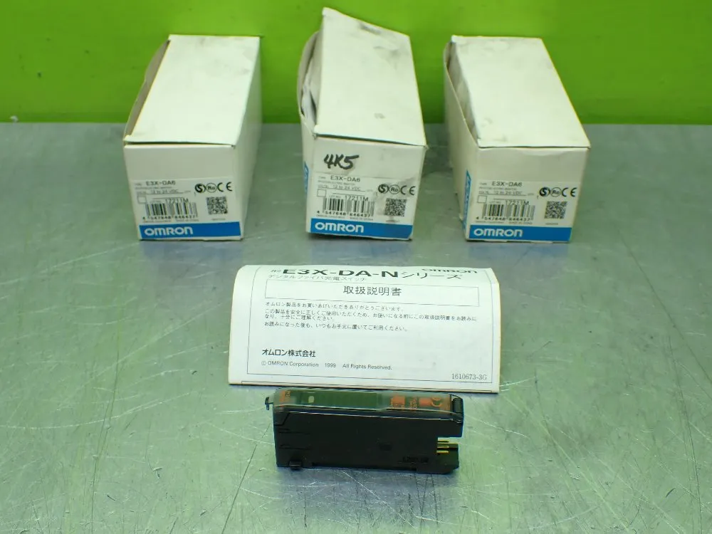 Omron Photoelectric Switches. Lot Of 3 - E3x-da6
