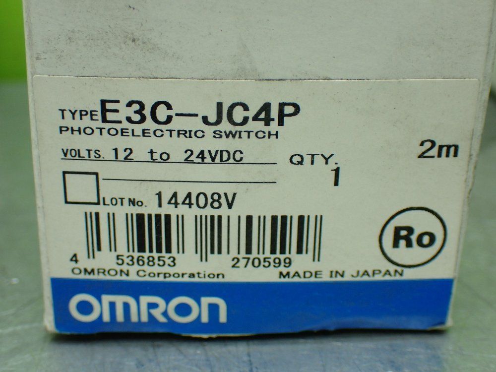 Omron Photoelectric Switches. Lot Of 3 - E3c-jc4p