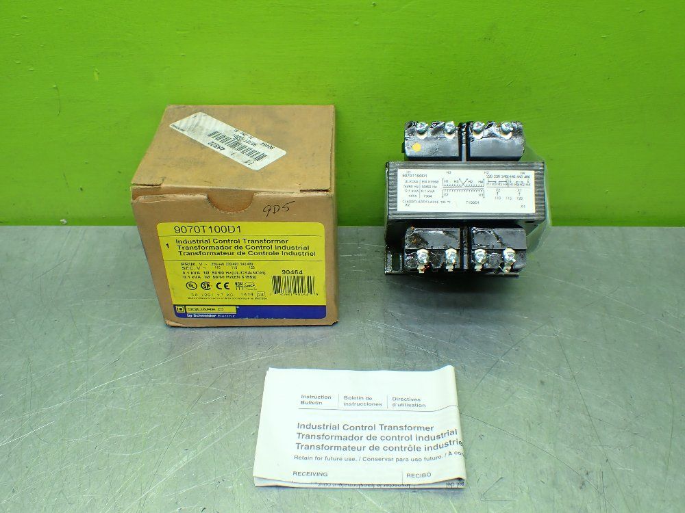 Square D Industrial Control Transformer