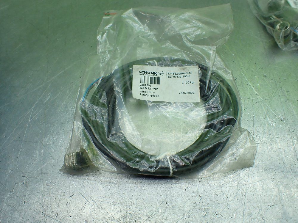Schunk Sensor Connection Cables W3 M12 Pnp